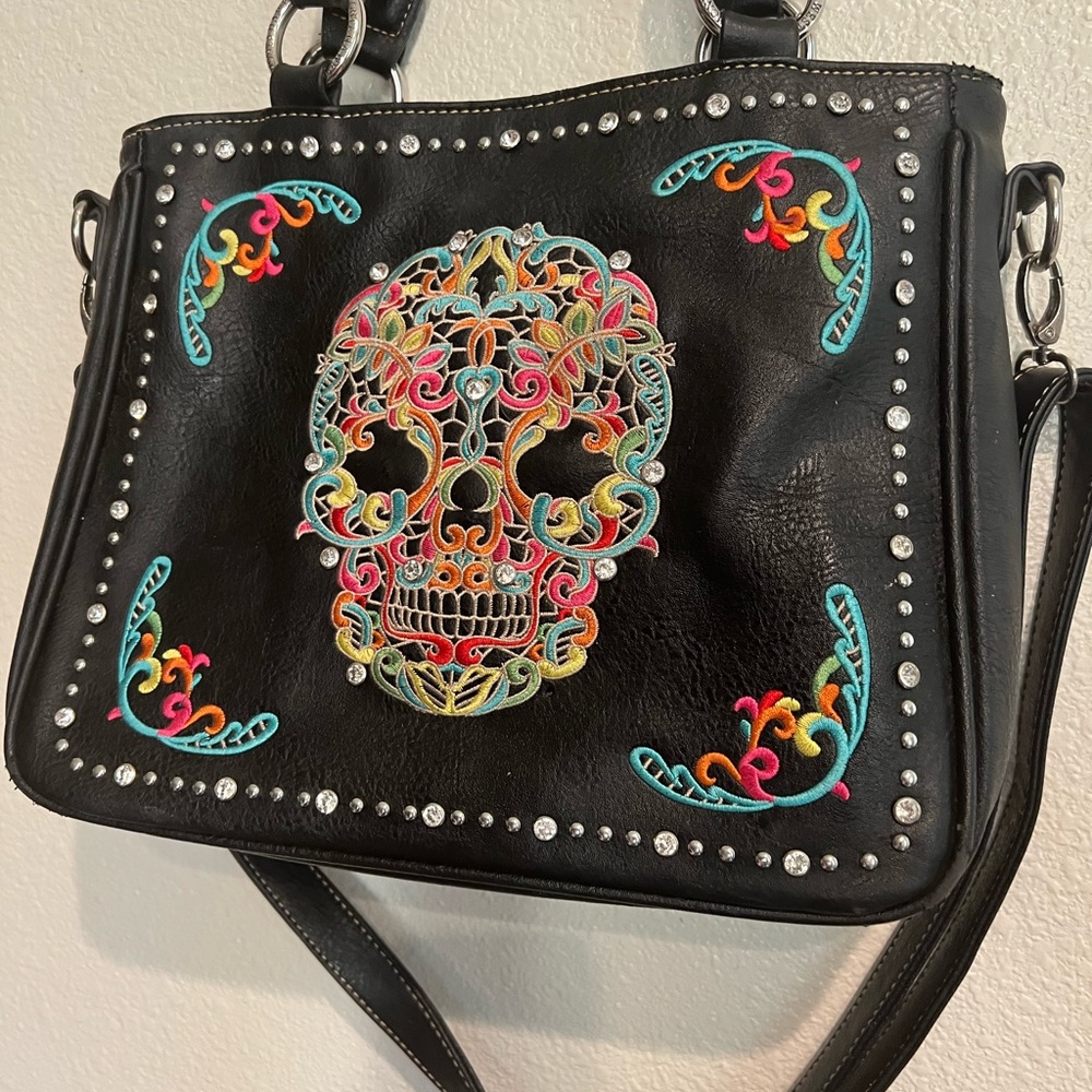 Montana west bling skull purse/wallet
